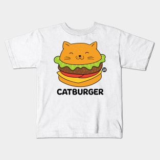 CAT BURGER Kids T-Shirt